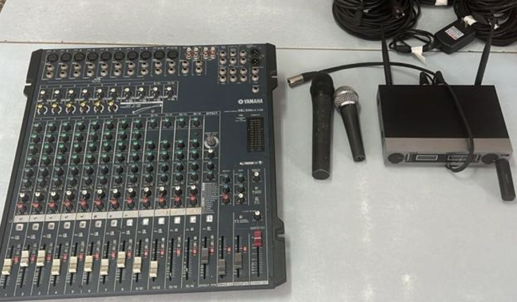Speakers and equipment stolen from church, man arrested
